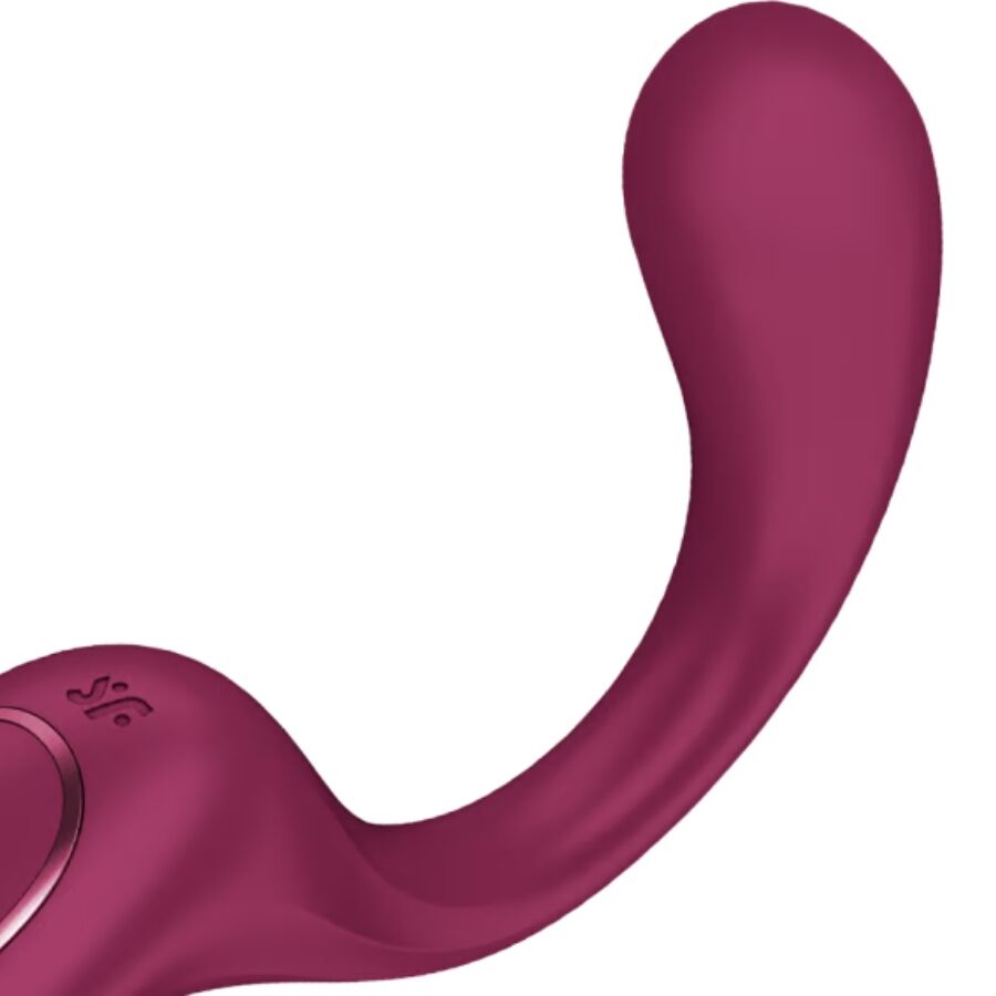 SATISFYER – G PER DEA 2 VIBRATORE CONIGLIO BOTTIGLIA BORDEAUX