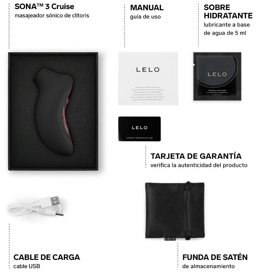 LELO –  MASAJEADOR SÓNICO DE CLÍTORIS