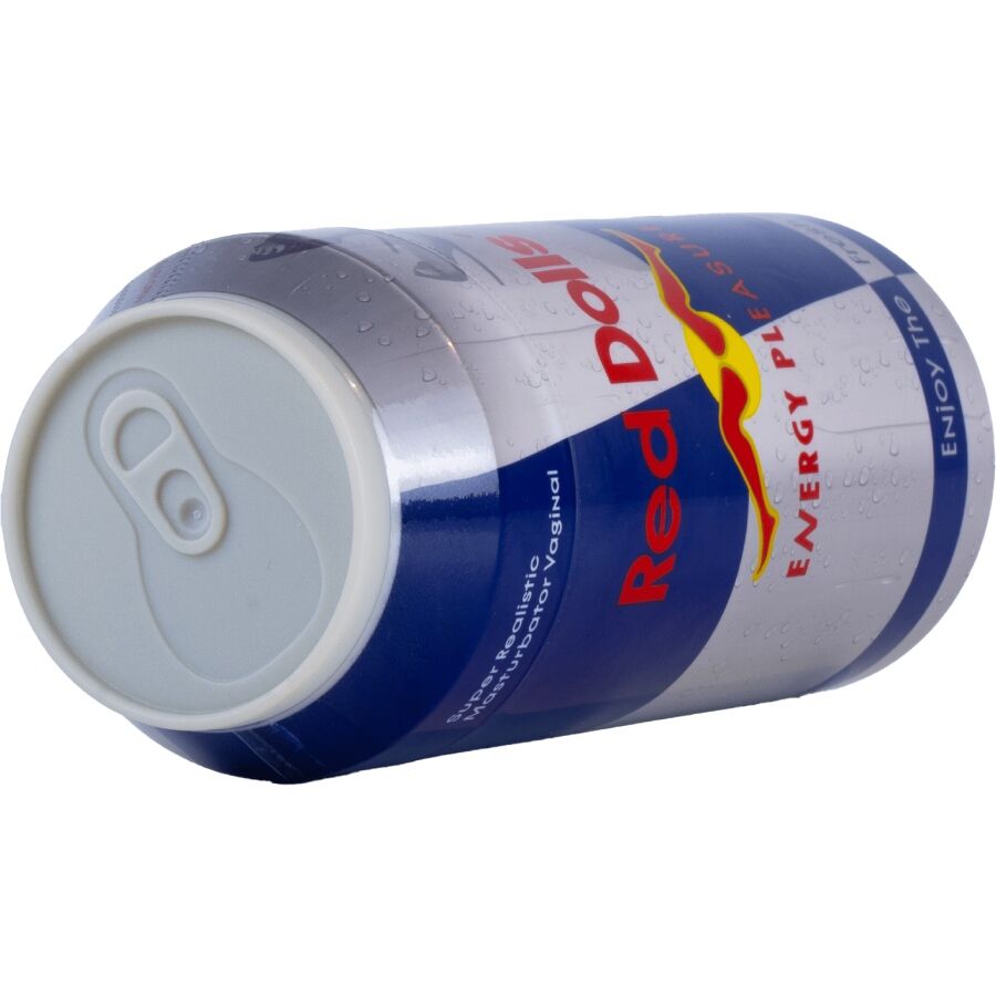 ALIVE – MASTURBATORE MASCHILE VAGINA BAMBOLA ROSSA LATTINA PER BEVANDA ENERGETICA