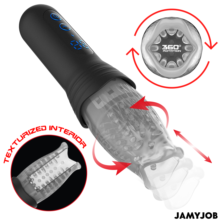 JAMYJOB – MASTURBATORE BLOW-R CON SPINTA E ROTAZIONE