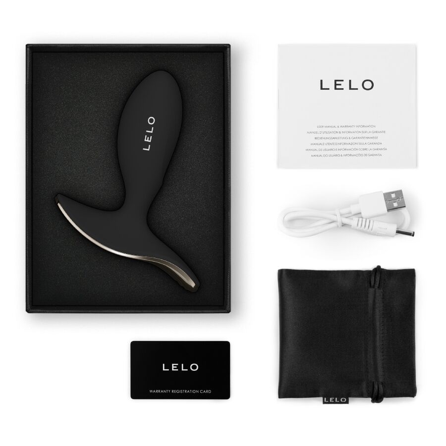 LELO – SURFER 2 UNISEX PLUG ANALE VIBRANTE NERO