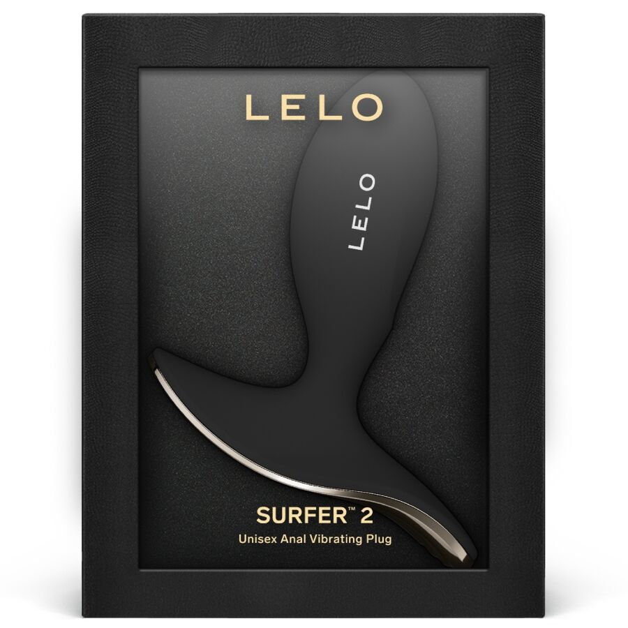 LELO – SURFER 2 UNISEX PLUG ANALE VIBRANTE NERO