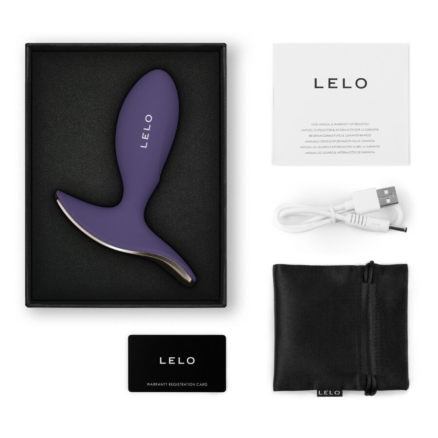 LELO – SURFER 2 UNISEX ANAL VIBRATING PLUG CYBER PURPLE