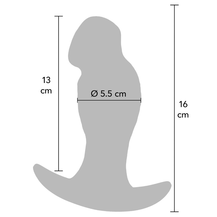 HIDDEN DESIRE – INFERNO REALISTICO DILATATORE ANALE 16 CM