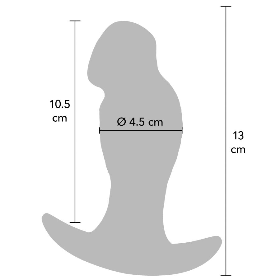 HIDDEN DESIRE – INFERNO REALISTICO DILATATORE ANALE 13 CM