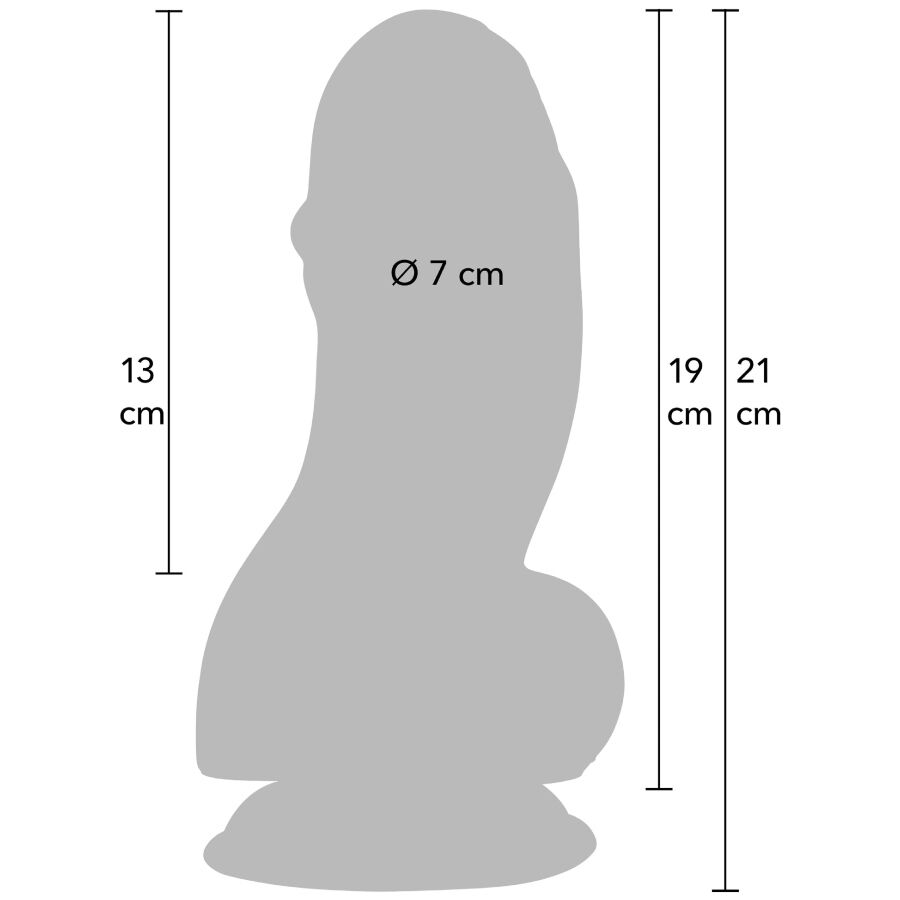 HIDDEN DESIRE – INFERNO DILDO FAT BOYS 19 CM