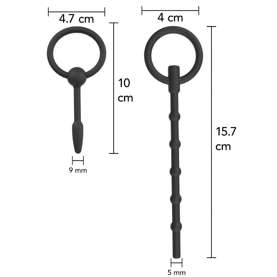 HIDDEN DESIRE – EXTREME ADVANCED SET DI PLUG URETRALI 2 UNITÀ