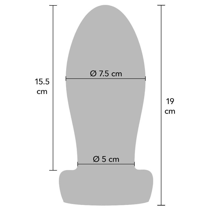 HIDDEN DESIRE – EXTREME HEAVY STRETCHER PLUG ANALE XL