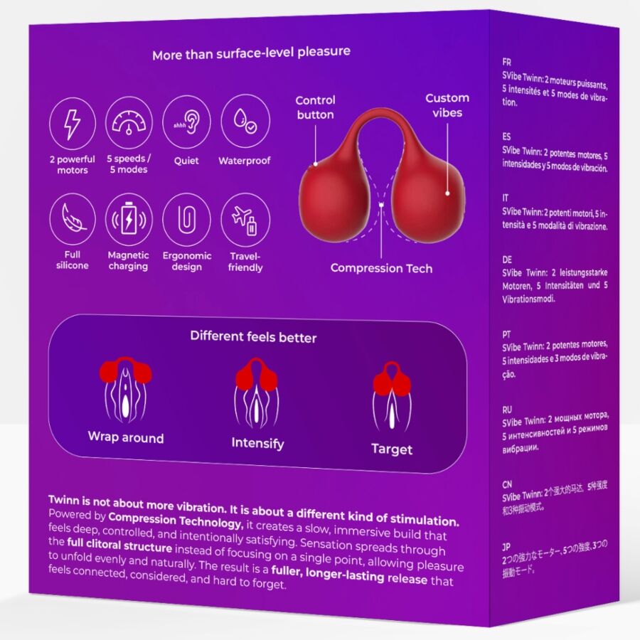 SNAIL VIBE – TWINN VIBRATORE A DITA CHERRY