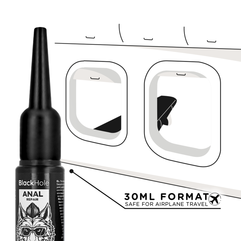 BLACK HOLE – APPLICATORE LUBRIFICANTE ANALE TAGLIA S 30 ML