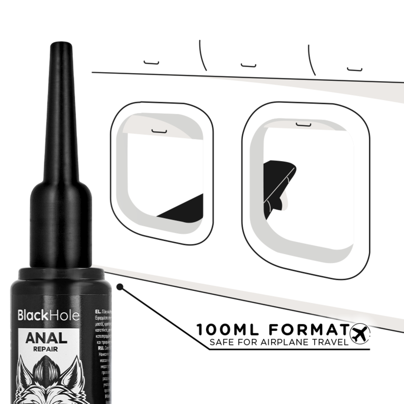 BLACK HOLE – APPLICATORE LUBRIFICANTE ANALE TAGLIA L 100 ML