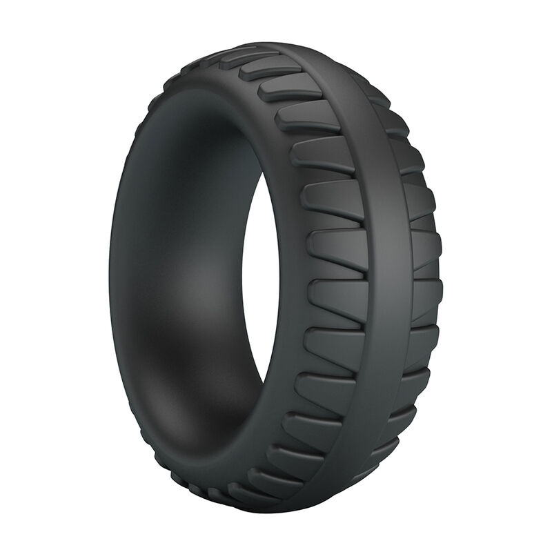 CRAZY BULL – ANELLO PER PENE IN SILICONE TESTURIZZATO MERRITT NERO