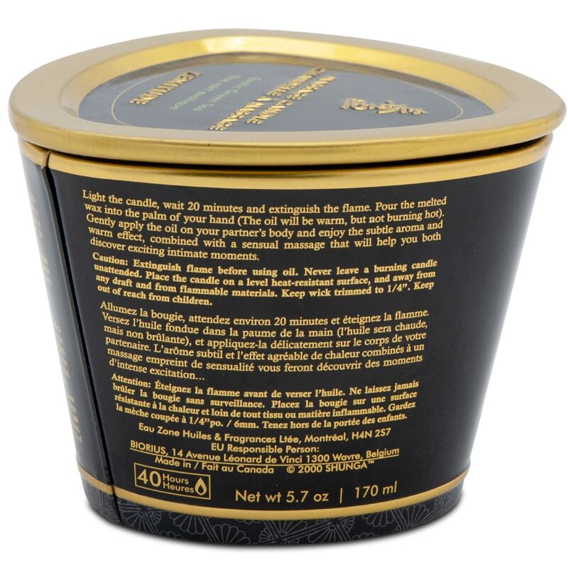SHUNGA – CANDELA DA MASSAGGIO AL MANGO 170 ML