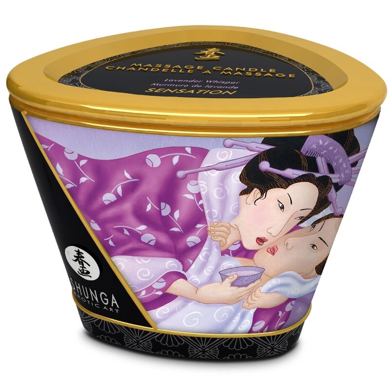 SHUNGA – CANDELA DA MASSAGGIO LAVANDA 170 ML