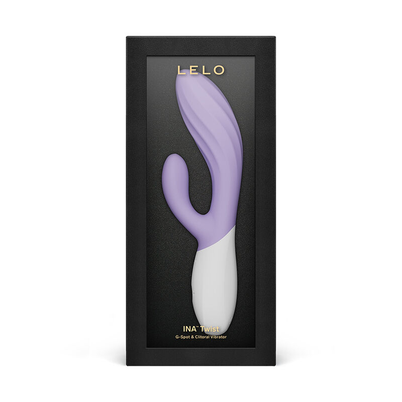 LELO – INA TWIST DOPPIO VIBRATORE A CONIGLIO PER IL PUNTO G E IL CLITORIDE LAVANDA