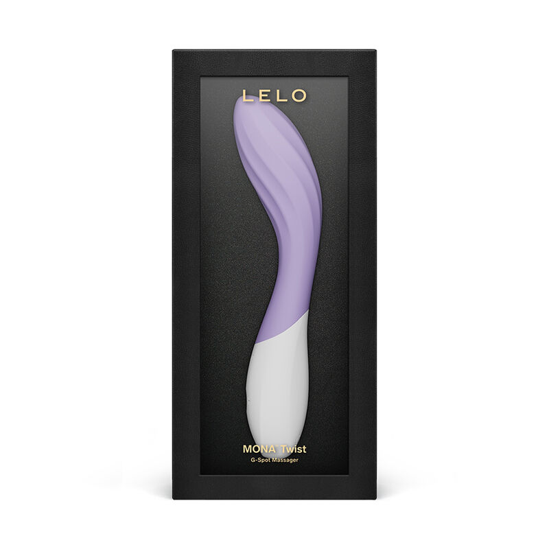 LELO – MONA TWIST VIBRATORE PER IL PUNTO G RICARICABILE E CONTROLLABILE TRAMITE APP, COLORE LAVANDA