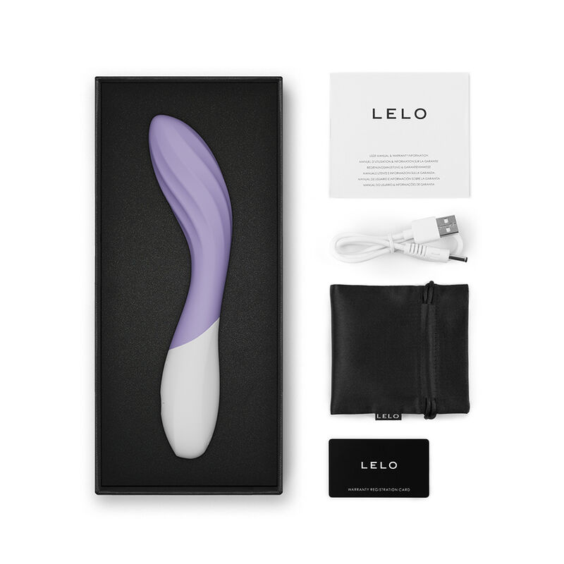 LELO – MONA TWIST VIBRATORE PER IL PUNTO G RICARICABILE E CONTROLLABILE TRAMITE APP, COLORE LAVANDA