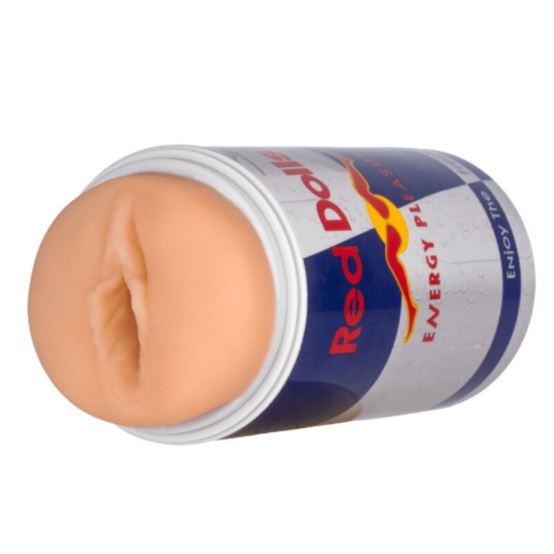ALIVE – MASTURBATORE MASCHILE VAGINA BAMBOLA ROSSA LATTINA PER BEVANDA ENERGETICA