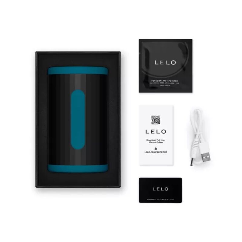 LELO – F2S DOPPIO STROPULSORE MASCHILE SONICO CON DOPPIA STIMOLAZIONE SONICA, COLORE TEAL