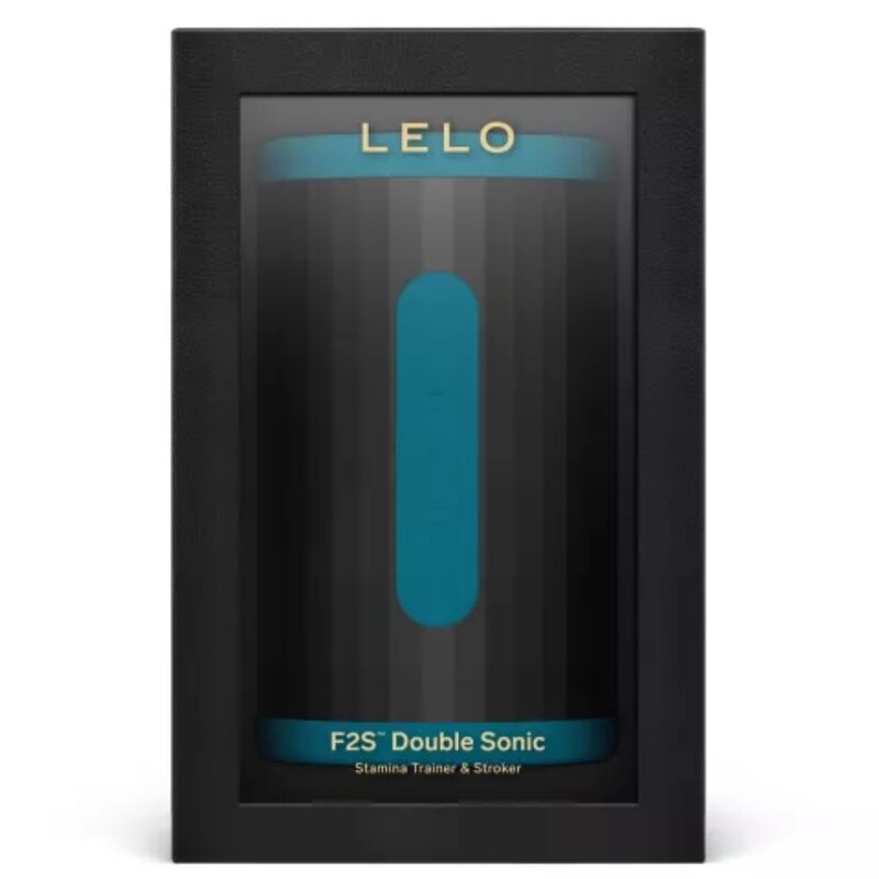 LELO – F2S DOPPIO STROPULSORE MASCHILE SONICO CON DOPPIA STIMOLAZIONE SONICA, COLORE TEAL