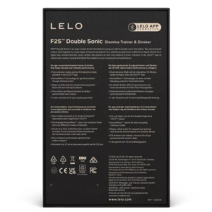 LELO – F2S DOPPIO STIMOLATORE SONICO MASCHILE CON DOPPIA STIMOLAZIONE SONICA ROSSO