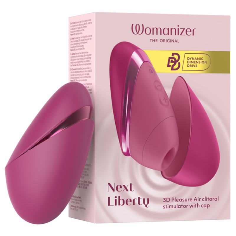 WOMANIZER – NEXT LIBERTY STIMOLATORE CLITORIDEO 3D INTENSO ROSA ARIA DI PIACERE