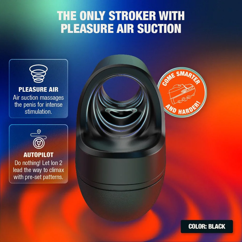 ARCWAVE – ION 2 STROKER MASCHILE CON STIMOLAZIONE A ONDE DARIA PULSANTI NERO
