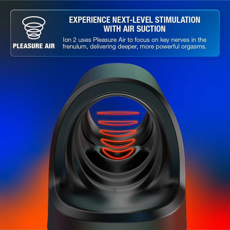 ARCWAVE – ION 2 STROKER MASCHILE CON STIMOLAZIONE A ONDE DARIA PULSANTI NERO