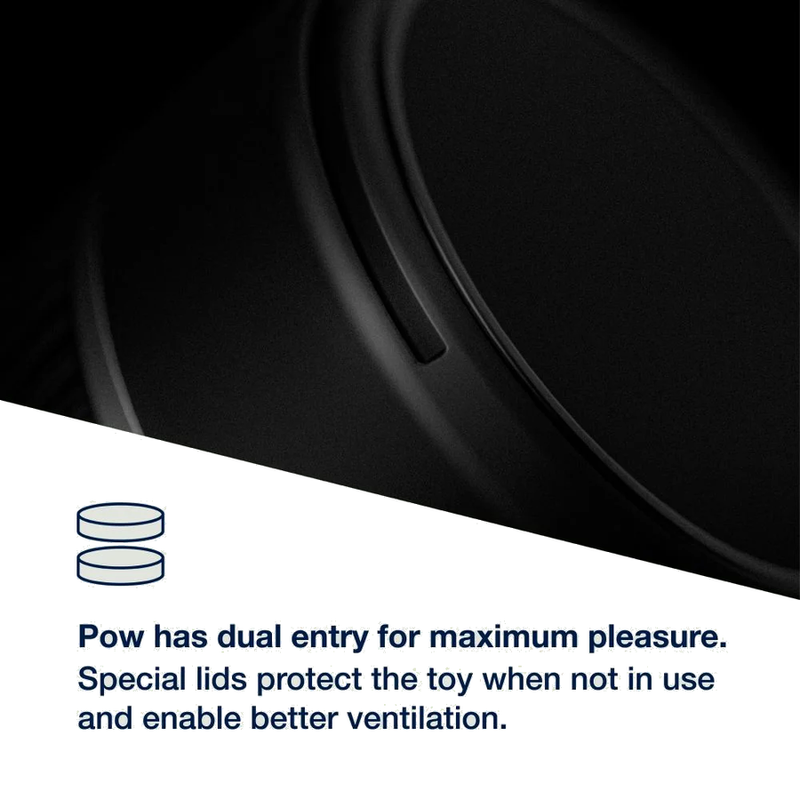 ARCWAVE – POW STROKER MANUALE CON CONTROLLO DELLASPIRAZIONE NERO