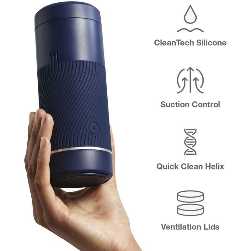 ARCWAVE – POW STROKER MANUALE CON CONTROLLO DELLASPIRAZIONE BLU