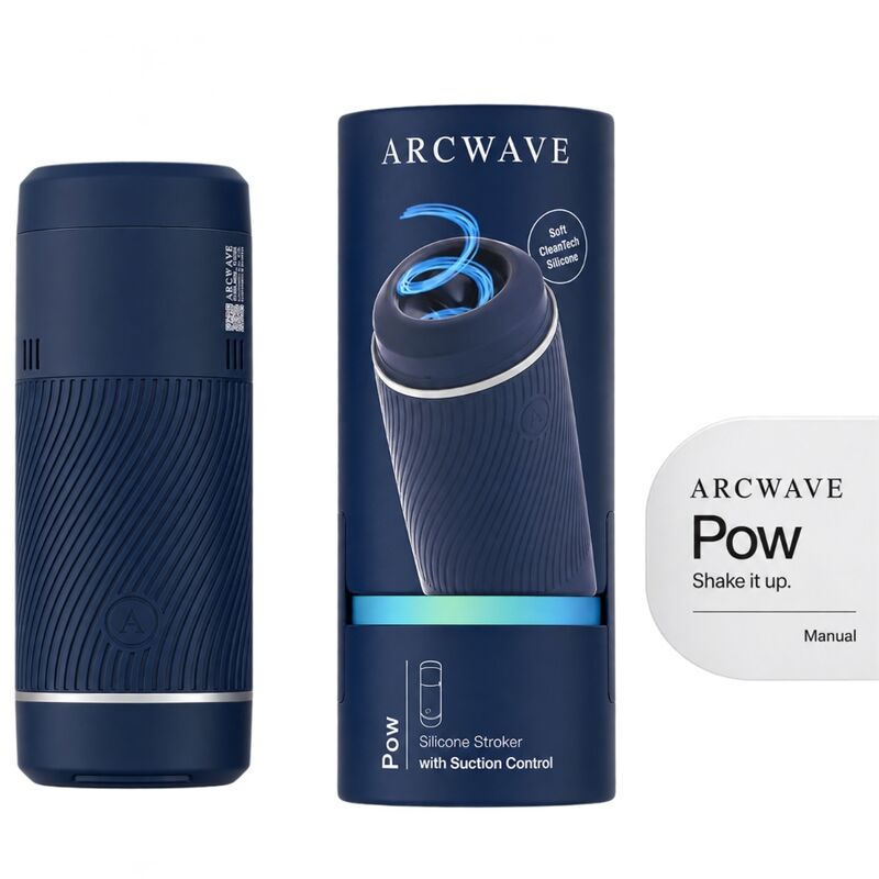 ARCWAVE – POW STROKER MANUALE CON CONTROLLO DELLASPIRAZIONE BLU