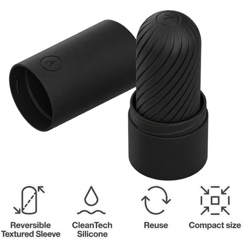 ARCWAVE – GHOST STROKER REVERSIBILE IN SILICONE NERO