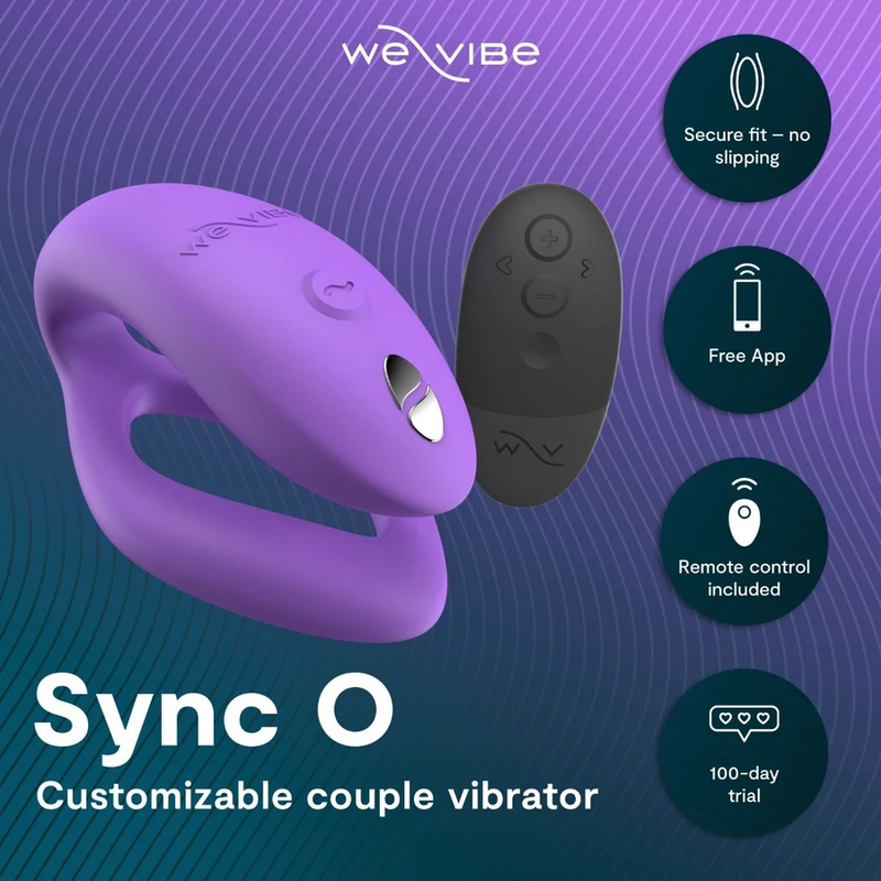 WE-VIBE – VIBRATORE PER COPPIE SYNC O WRAPPING-STIMULATION LUCE VIOLA