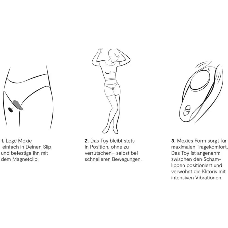 WE-VIBE – VIBRATORE PER SLIP MOXIE+ CON CLIP MAGNETICA ACQUA