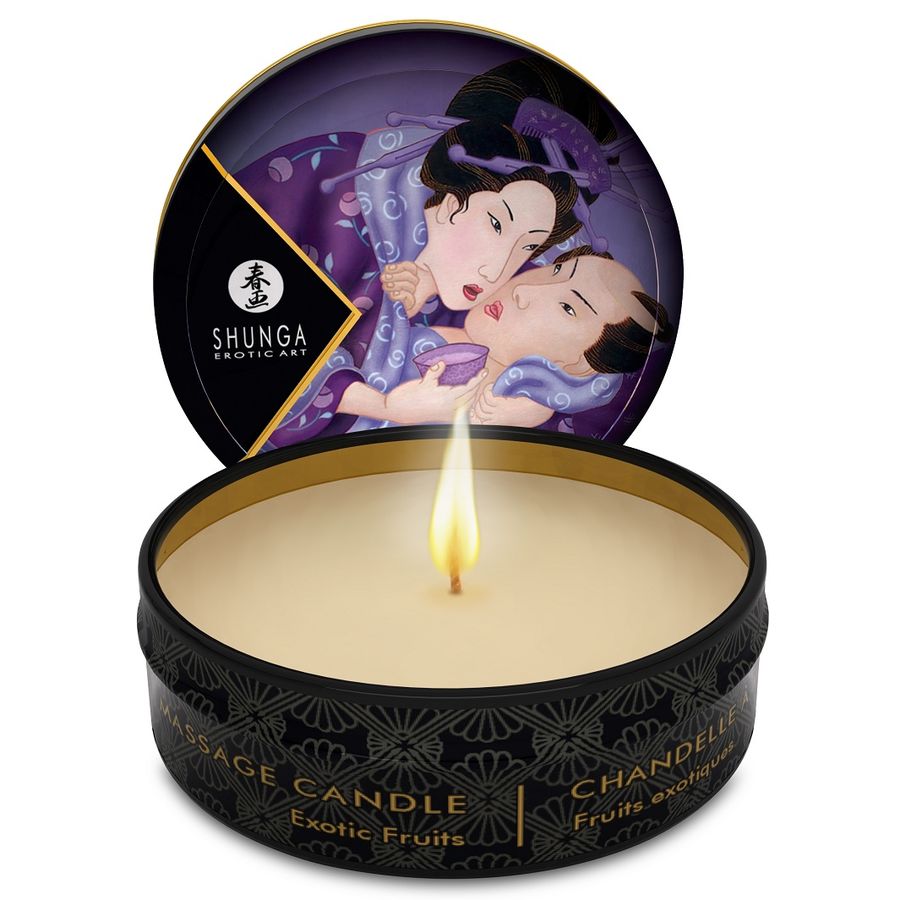 SHUNGA – MINI CARESS BY CANDLELIGHT ESPOSITORE CANDELE DA MASSAGGIO 24 UNITÀ