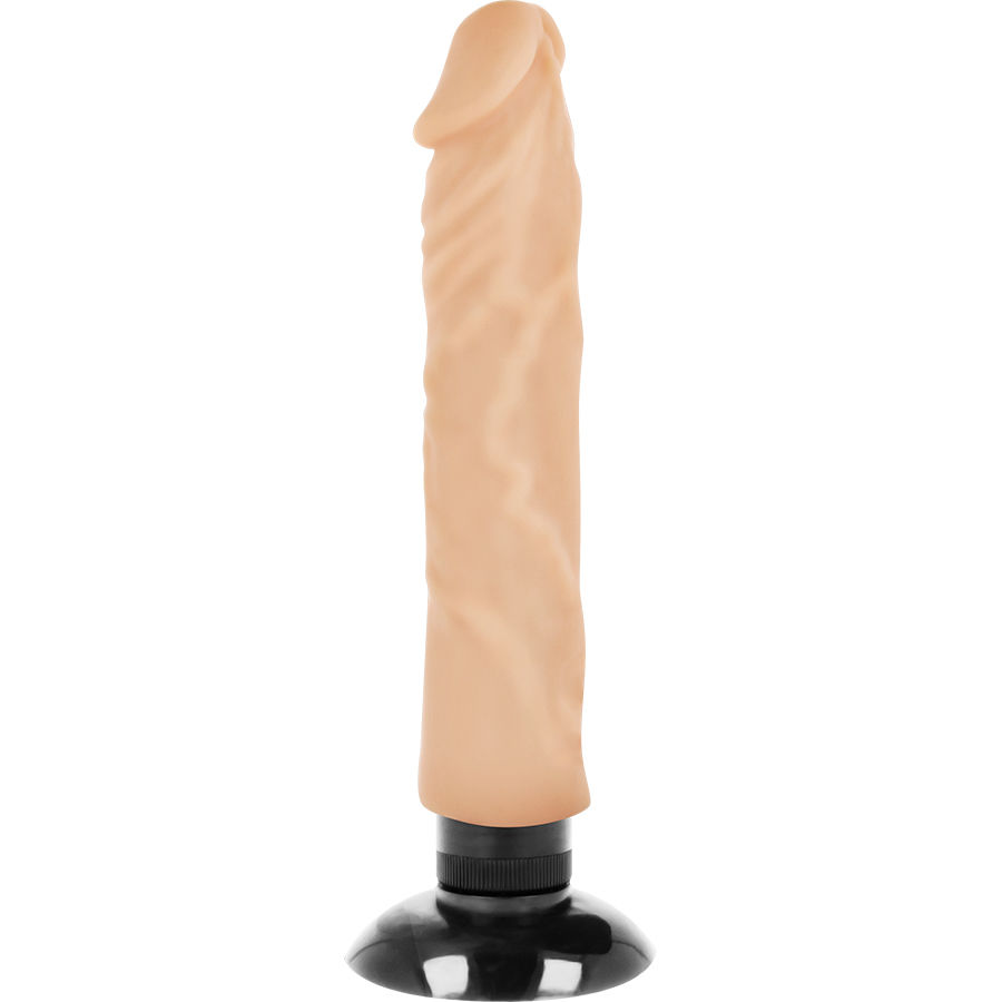 BASECOCK – VIBRADOR REALÍSTICO 2-1 NATURAL 20 CM -O- 4 CM