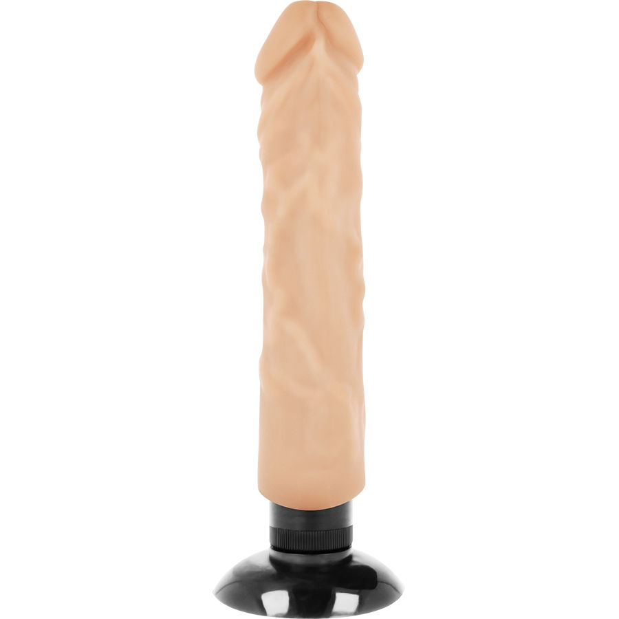 BASECOCK – VIBRADOR REALÍSTICO 2-1 NATURAL 20 CM -O- 4 CM