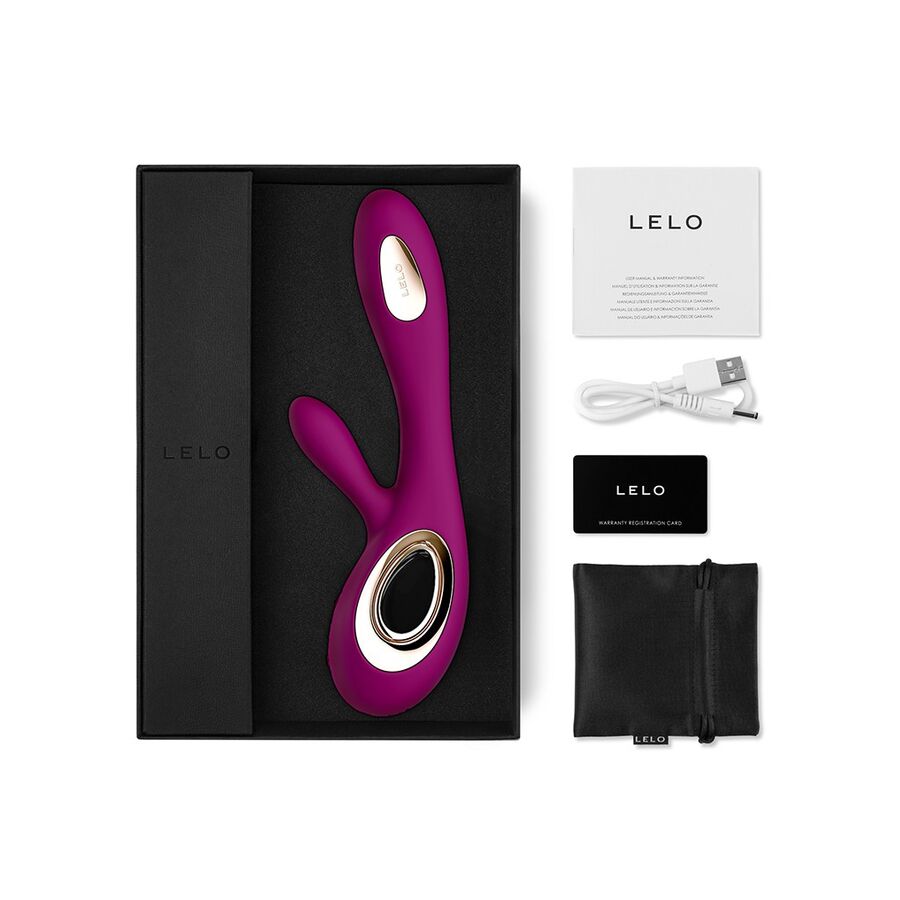 LELO – SORAYA VIBRATORE WAVE RABBIT DEEP ROSE