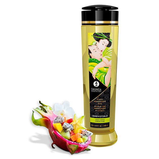 SHUNGA – OLIO DA MASSAGGIO EROTICO IRRESISTIBILE 240ML