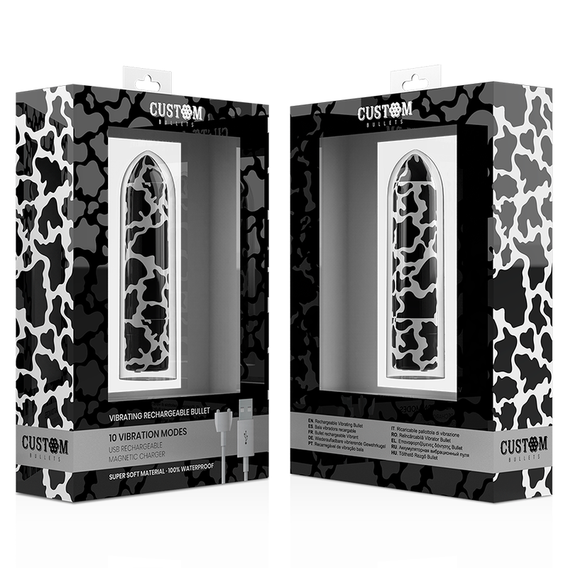 CUSTOM BULLETS – BULLET RICARICABILI MUCCA 10 INTENSITÀ