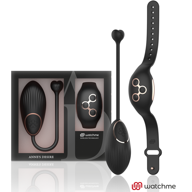 ANNES DESIRE - EGG TECNOLOGIA DI CONTROLLO REMOTO WATCHME NERO/ORO