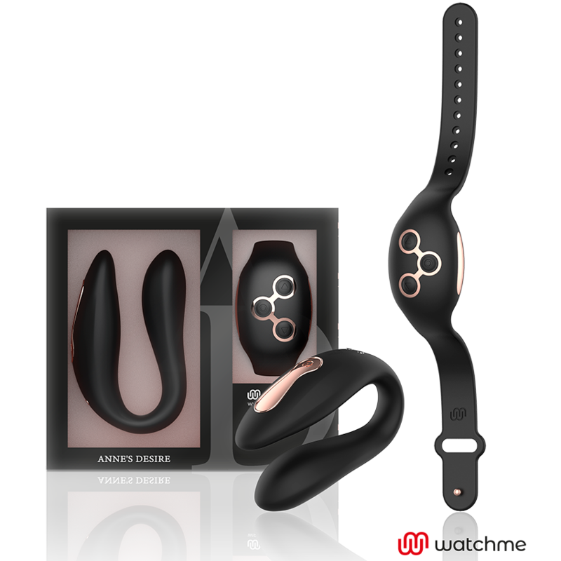 ANNES DESIRE – DUAL PLEASURE TECNOLOG A WATCHME NERO/ORO